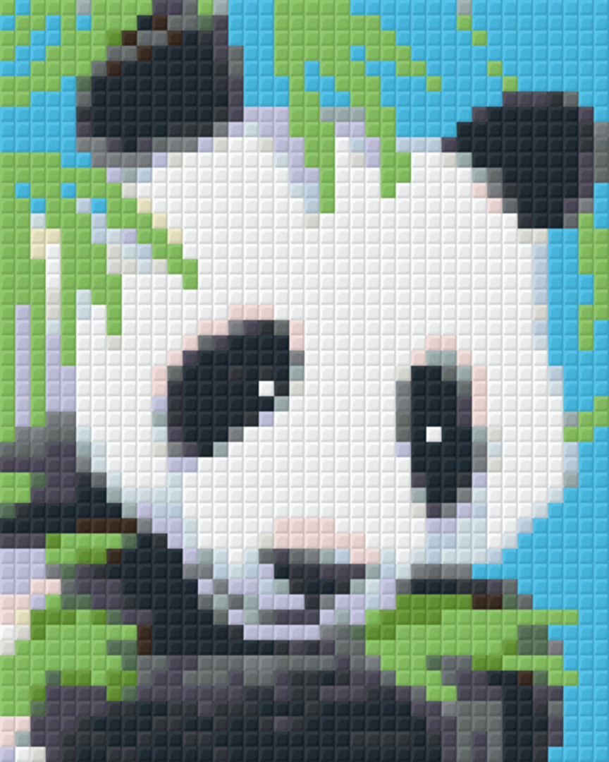 Little Panda one [1] Baseplate PixelHobby Mini-mosaic Art Kit image 0